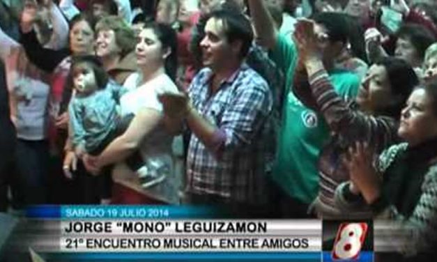 Jorge «Mono» Leguizamón en el Encuentro Musical entre Amigos