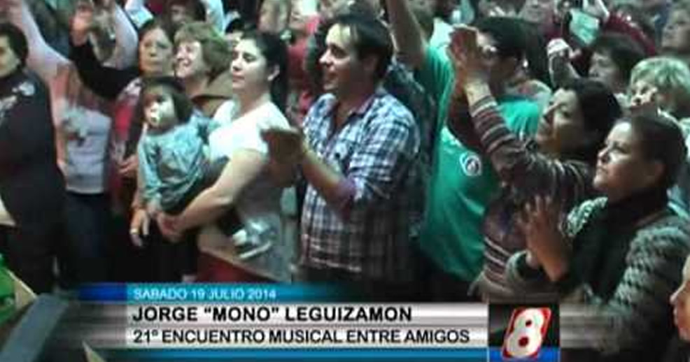 Jorge «Mono» Leguizamón en el Encuentro Musical entre Amigos