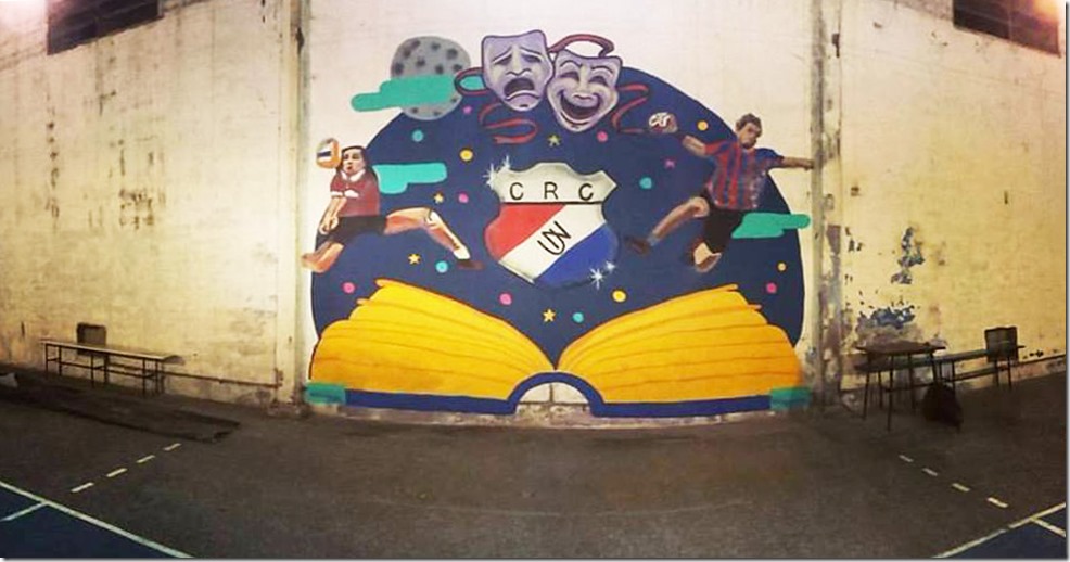 Mural en el Unión