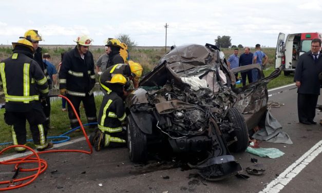 Tres víctimas fatales en Ruta 33 todos integrantes de una familia