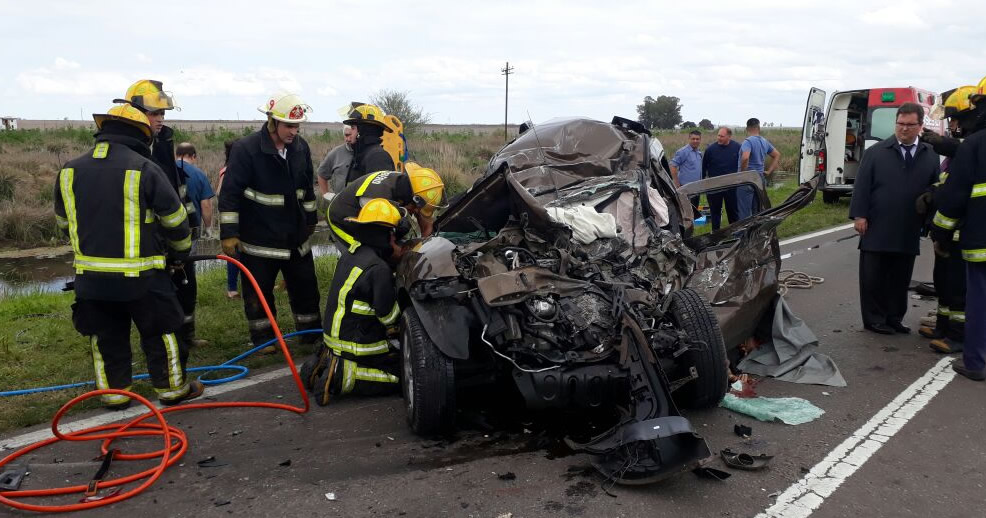 Tres víctimas fatales en Ruta 33 todos integrantes de una familia