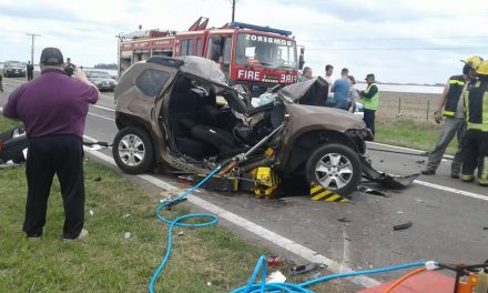 Accidente fatal en Ruta 33 entre Amenabar y Rufino