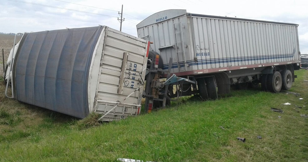 Accidente fatal en Ruta 33 entre Amenabar y Rufino