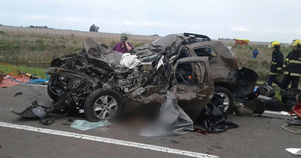 Accidente fatal en Ruta 33 entre Amenabar y Rufino