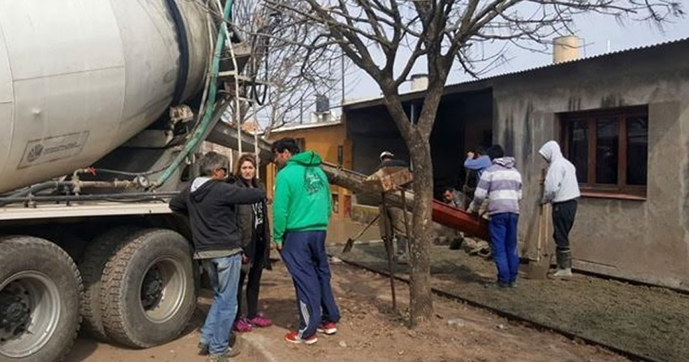 Continúan las obras de veredas