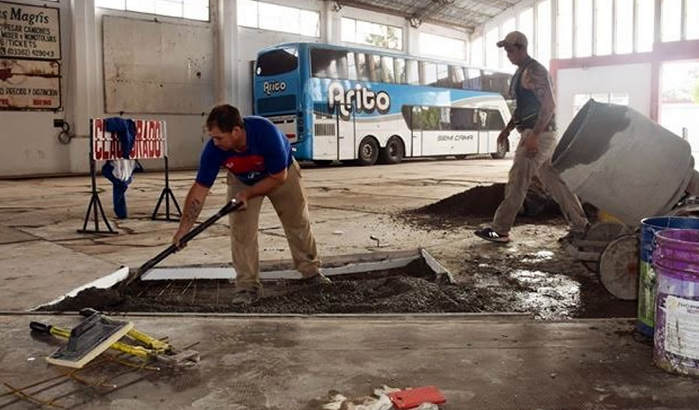 Mantenimientos en Terminal de Omnibus