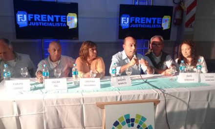 El Frente Justicialista presentó a sus candidatos a Concejales