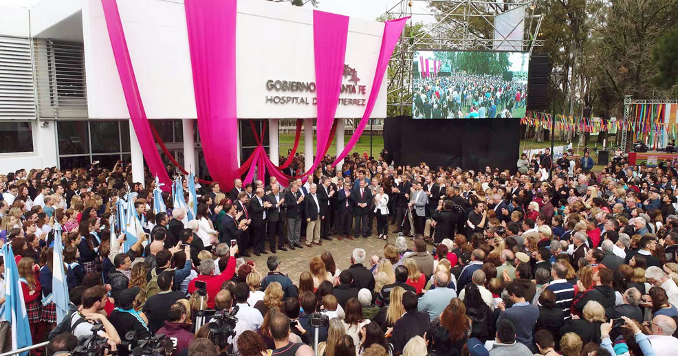 Lifschitz inauguró en Venado Tuerto el hospital público más moderno de Argentina