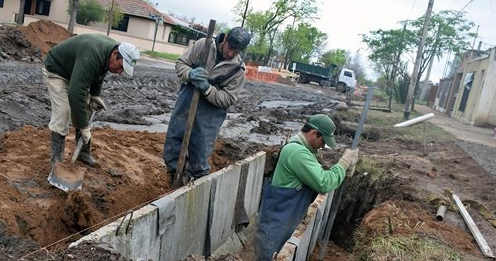 Obras de entubamiento, rap y mejorado en veredas