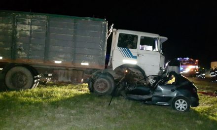 Un fallecido en ruta 33 entre Amenabar y Sancti Spiritu