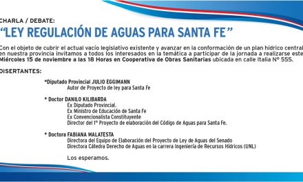 Ley Regulación de Aguas para la Provincia de Santa Fe