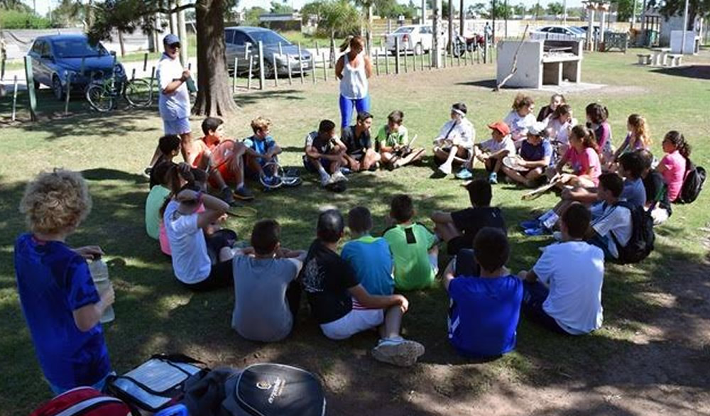 Renovadas obras en Canchas de Tenis del Parque Municipal de Rufino