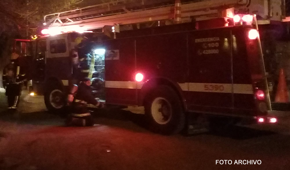 Falleció una persona al incendiarse una vivienda precaria