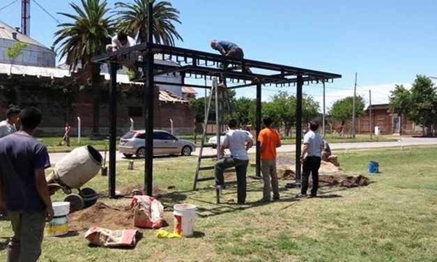 Instalaron una Estación Solar en el Skate Park de Rufino