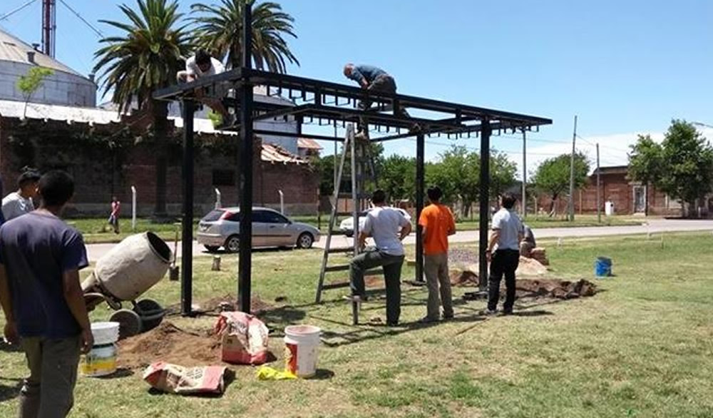 Instalaron una Estación Solar en el Skate Park de Rufino