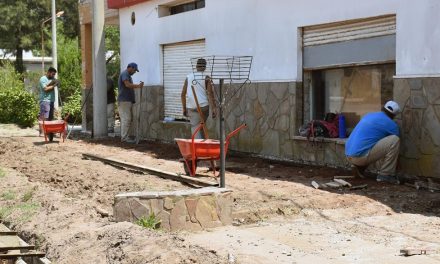 Continúan las obras en el barrio General San Martín