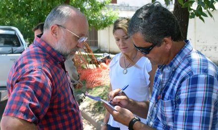 Inspección a obra de calle Carballeira