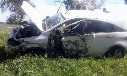 Accidente en Ruta 33 cerca de Frigorífico Maru