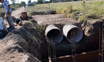 Avanzan las obras en el canal Iriondo