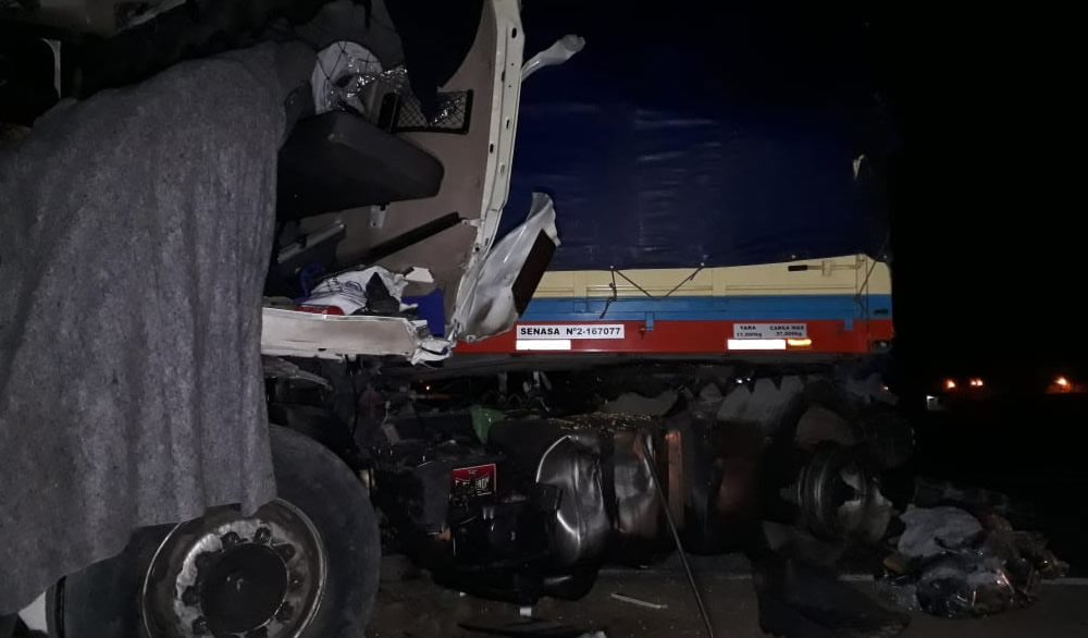 Fallece camionero en choque frontal en Ruta 33  cercano a Amenabar