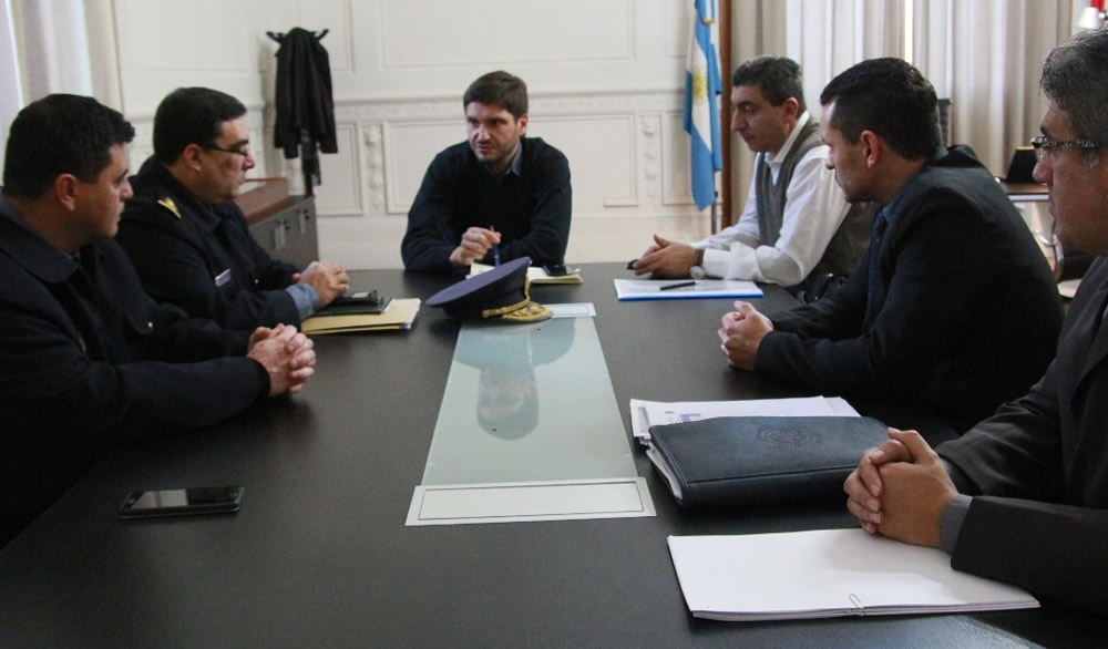 Reunión con Jefes policiales de la región Venado Tuerto