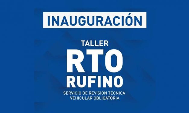 Inauguran el taller de RTO en Rufino