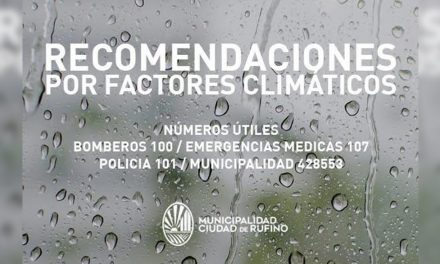 Recomendaciones ante tormentas