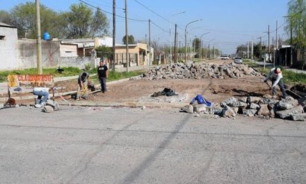 Últimos detalles en el barrio General San Martín