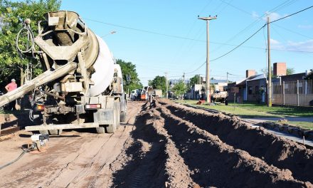 Avanza la repavimentación de Lorenzetti