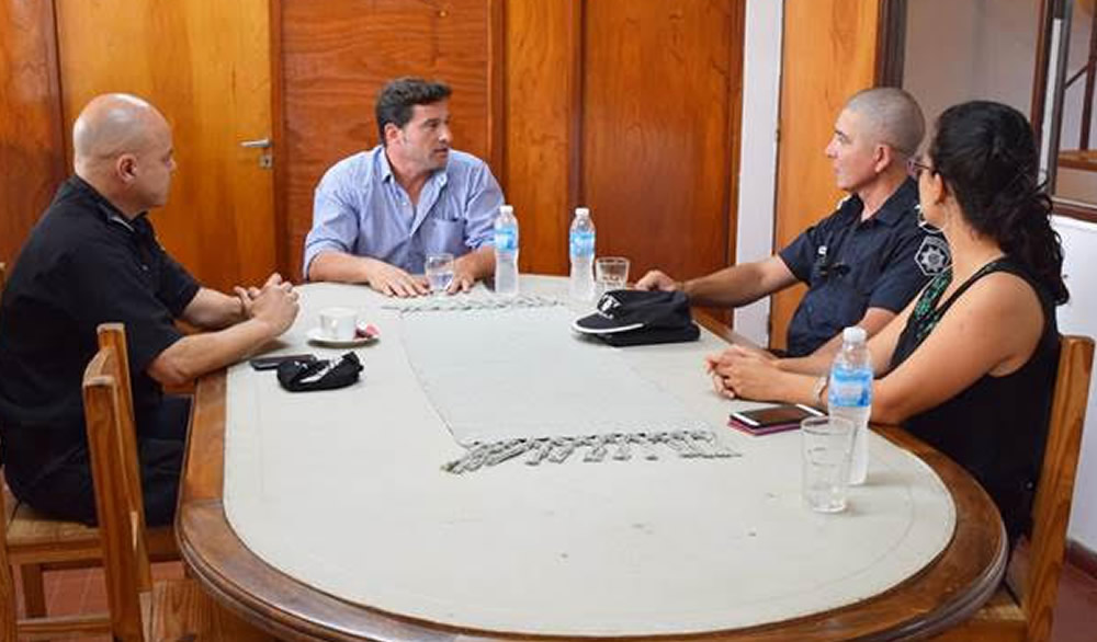 El nuevo Jefe Regional de Policía se reunió con el intendente Lattanzi