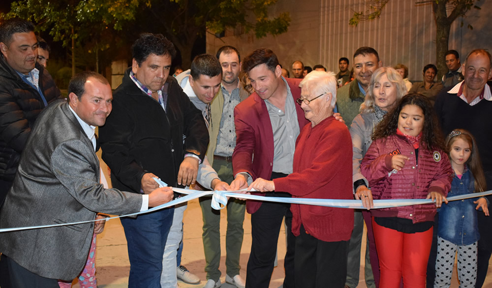 Inauguración de la obra integral de calle Lorenzetti