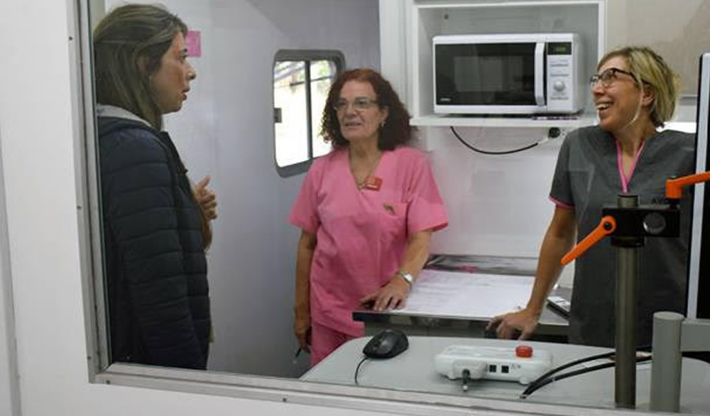 El mamógrafo móvil en Rufino