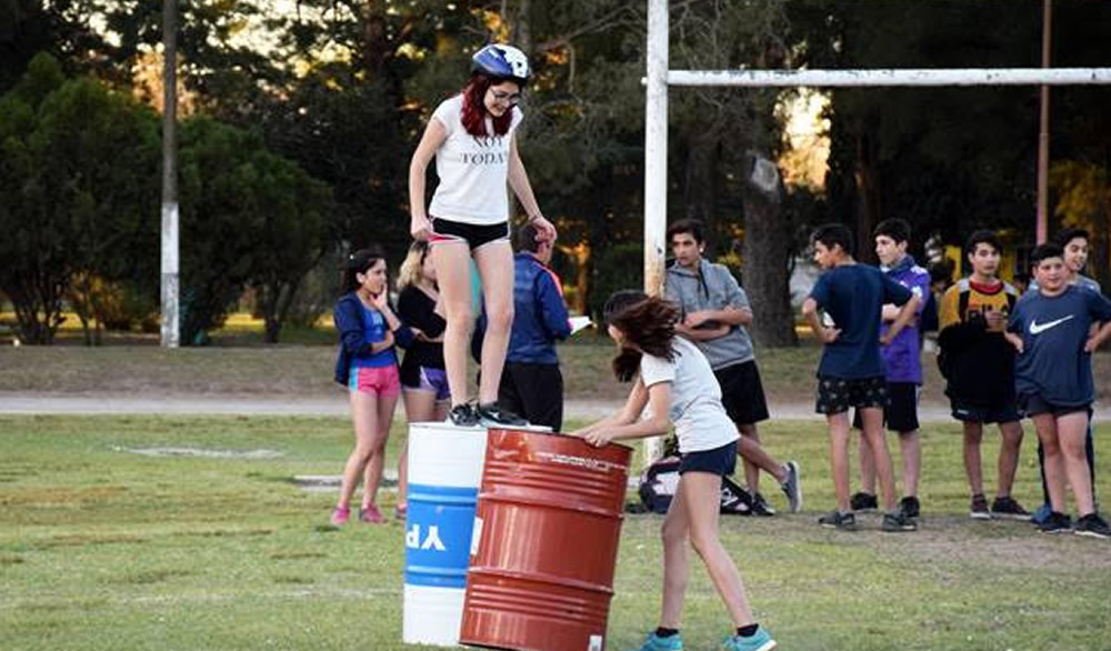 Los estudiantes comenzaron a festejar