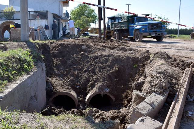 Avance de obra en calle Meunier