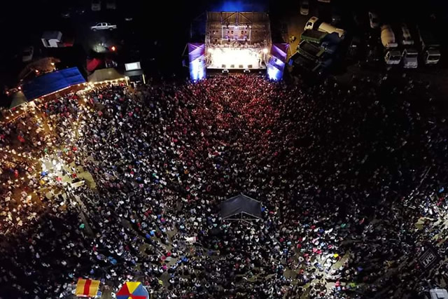 Banda XXI en el cierre de Expo Rufino