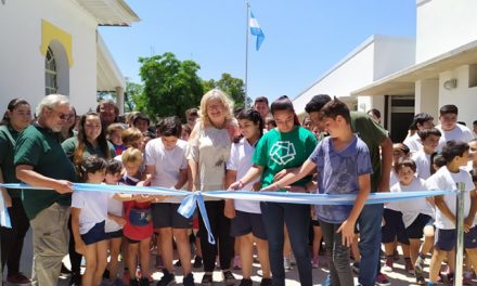 Inauguración de obras en la Agrotécnica de Aaron Castellanos