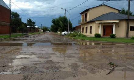 Informe municipal después de los 90 mm de lluvia precipitados sobre Rufino
