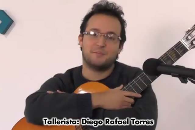 Talleres de Guitarra en el Centro Cultural por el tallerista Diego Rafael Torres