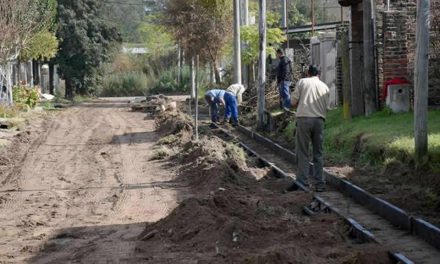 Trabajos de cordón cuneta