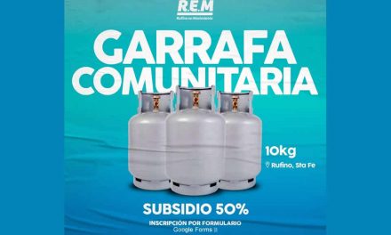 Garrafa comunitaria a mitad de precio