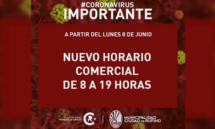 Ampliación del horario comercial de 8 a 19 horas desde el próximo lunes