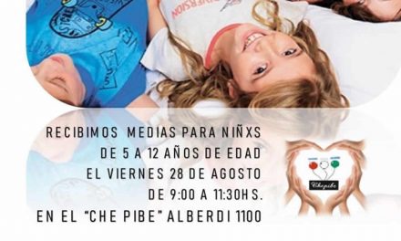 Mañana Viernes campaña llevá un par de medias para un par de pibes