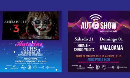 AutoCine y AutoShow desde este viernes