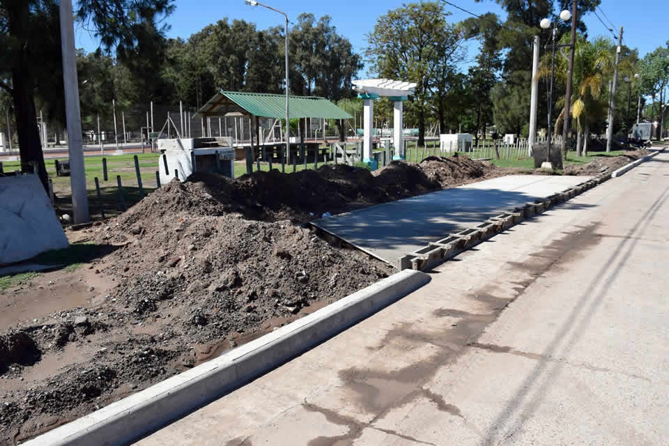 Trabajos en calle garay, corte de tránsito en Bv España y obras en el Cementerio