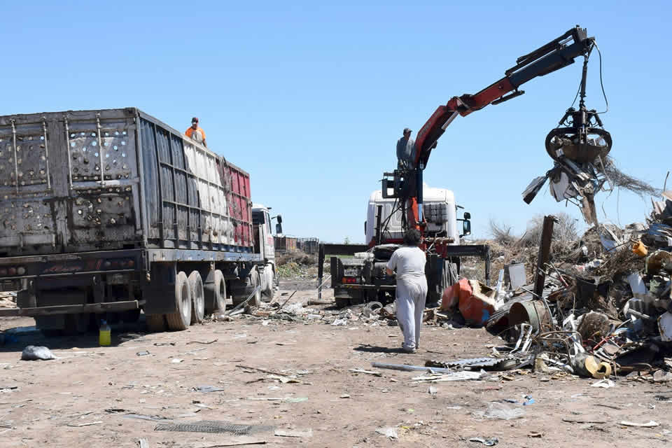 Venta de chatarra en la Planta de Reciclado