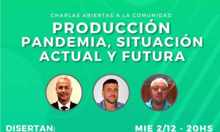 Producción, Pandemia, Situación actual y futura, charla abierta a la comunidad