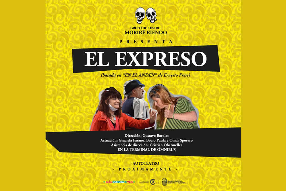 Autoteatro El Expreso en la terminal de omnibus