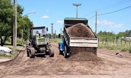 Mejorado con piedra en calles Italia y garay