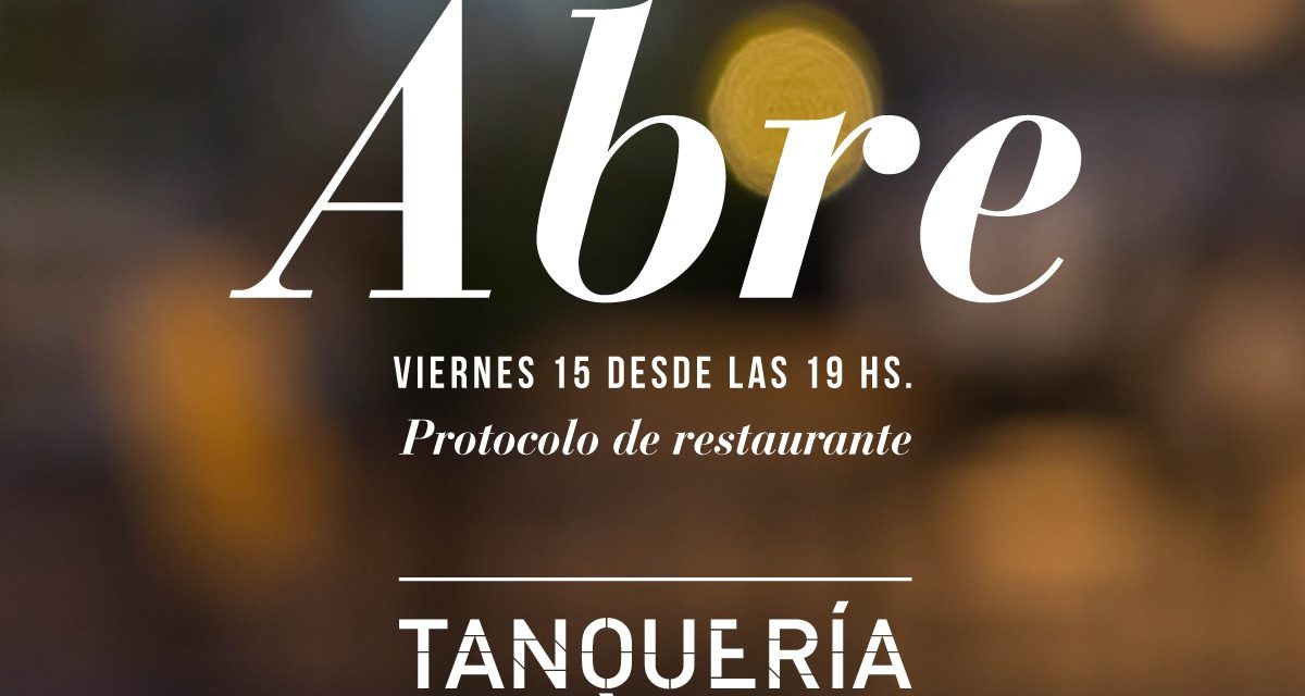 Este viernes abre tanquería