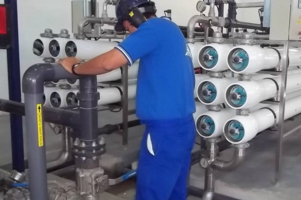 Comienza en Rufino la obra para aoptimizar el funcionamiento de la planta potabilizadora